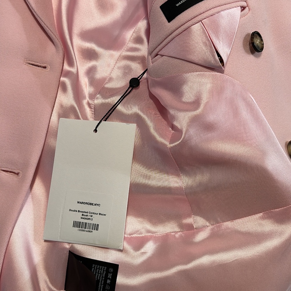 Wardrobe NYC Pink Double-Breasted Blazer - Picture 7 of 8